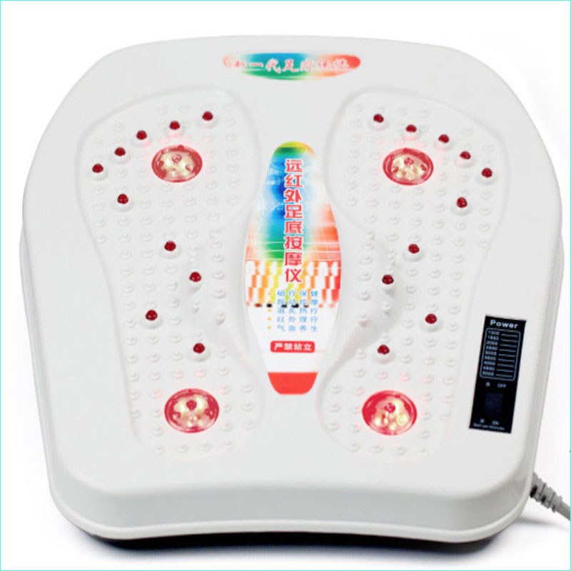 Ems Foot Massager - เครื่องนวดกดจุดสะท้อนความร้อนด้วยคลื่นแม่เหล็กไฟฟ้าเครื่องนวดเท้าระบบสั่นการรักษาด้วยการไหลเวียนโลหิตกายภาพบำบัดเท้าอุ่น