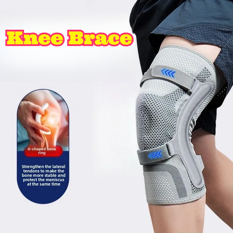 Compression Knee Sleeve - ปลอกรัดเข่า ป้องกันสะบ้าหัวเข่า ลดแรงกดบริเวณข้อเข่า อุปกรณ์ป้องกันสำหรับเล่นกีฬา บาสเก็ตบอล ผู้ชาย