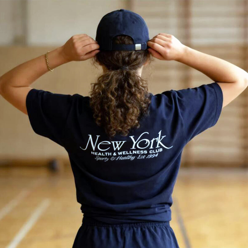 Health Wellness New York - เสื้อยืดสไตล์วินเทจอเมริกันพิมพ์ลาย New York Health Wellness Letters