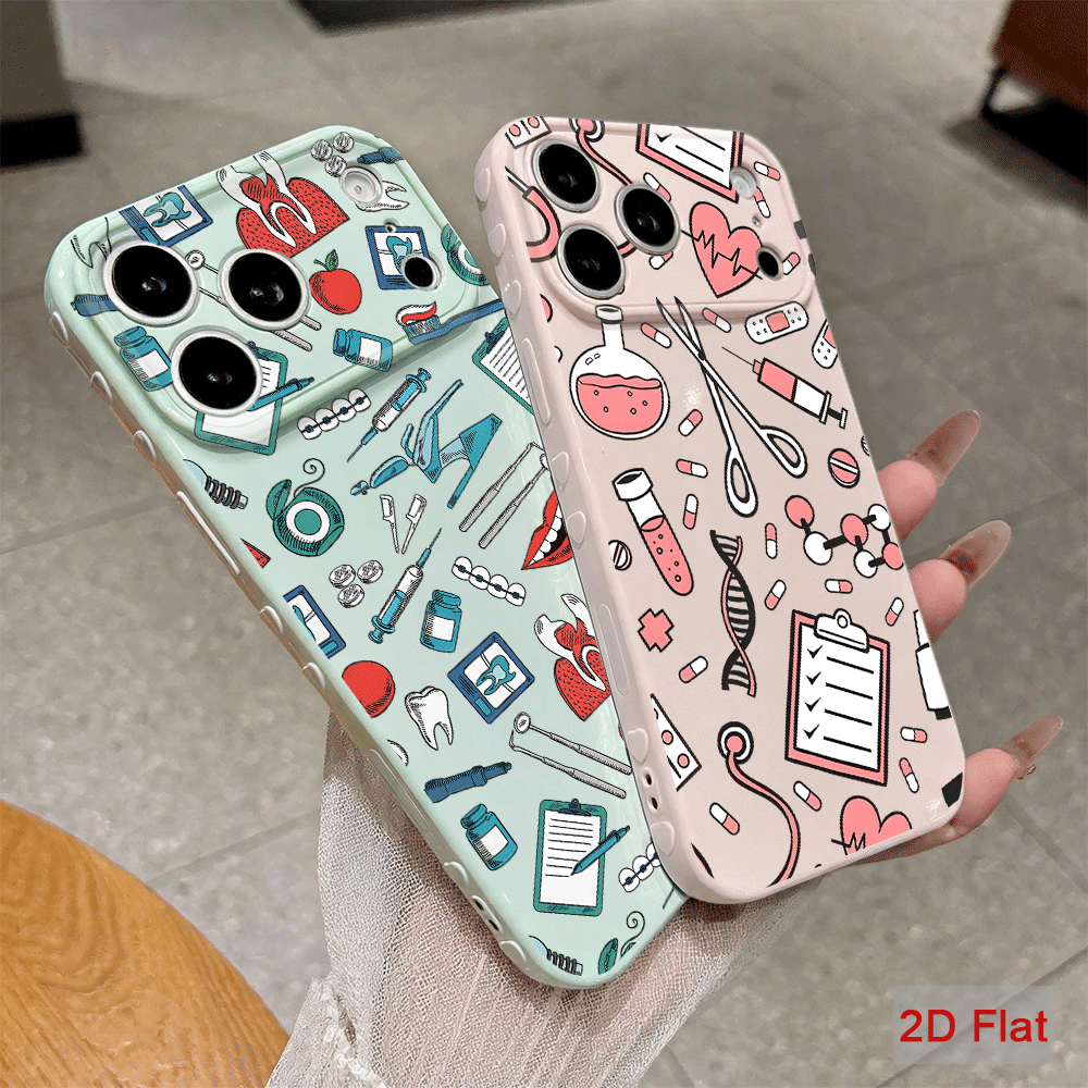 Health & Wellness Japan - เคสโทรศัพท์ลายพยาบาล แพทย์ ยา สุขภาพ หัวใจ สำหรับ