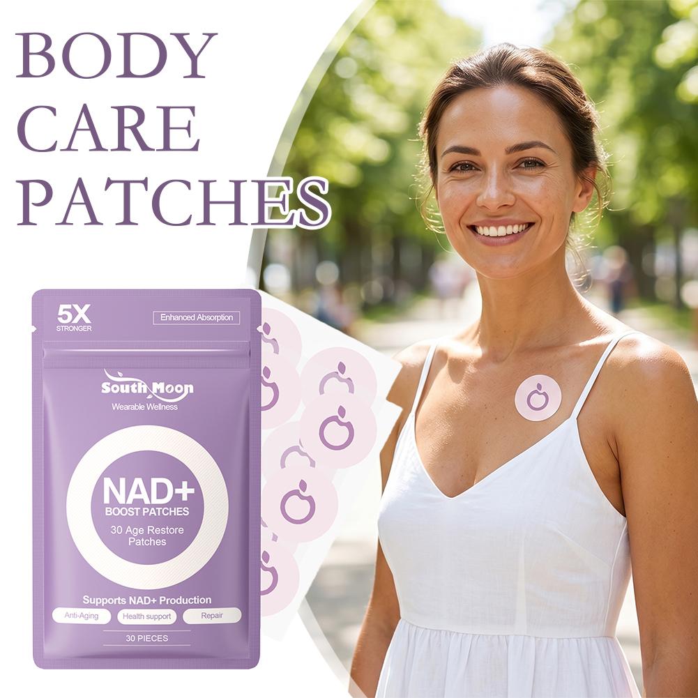 Health With Wellness - แผ่นแปะเสริม NAD+ 30 ชิ้น ช่วยชะลอวัย บำรุงสุขภาพ