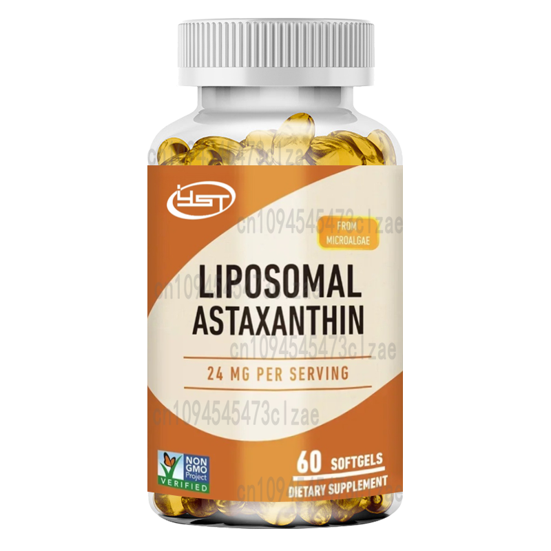 Health With Wellness - Liposomal Astaxanthin - รองรับสุขภาพดวงตา, โรคหัวใจและหลอดเลือด, ข้อต่อและผิวหนังเช่นกันภูมิคุ้มกันและเร่งการเผาผลาญ