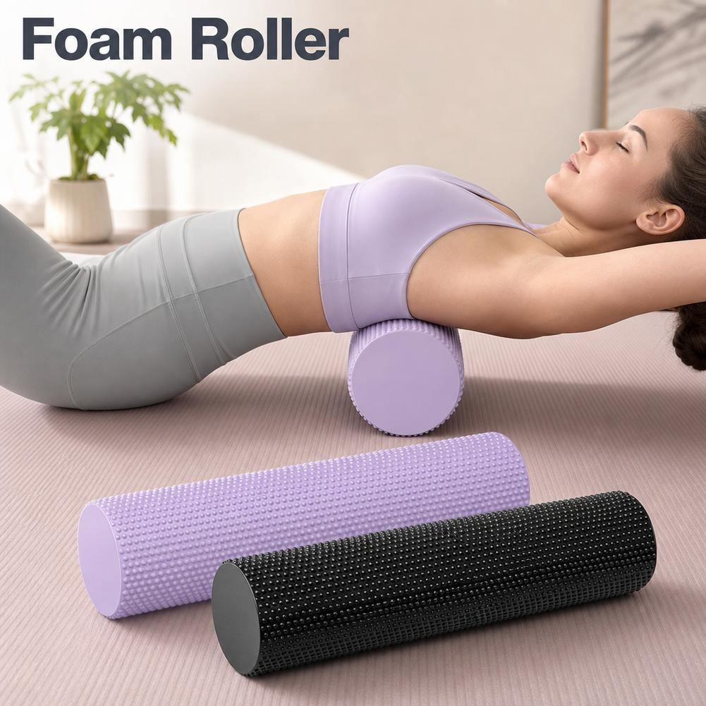 Health Wellness And Fitness - ลูกกลิ้งโฟมโยคะ EVA ความหนาแน่นสูง สำหรับการออกกำลังกาย ฟื้นฟูร่างกาย กระชับสัดส่วน