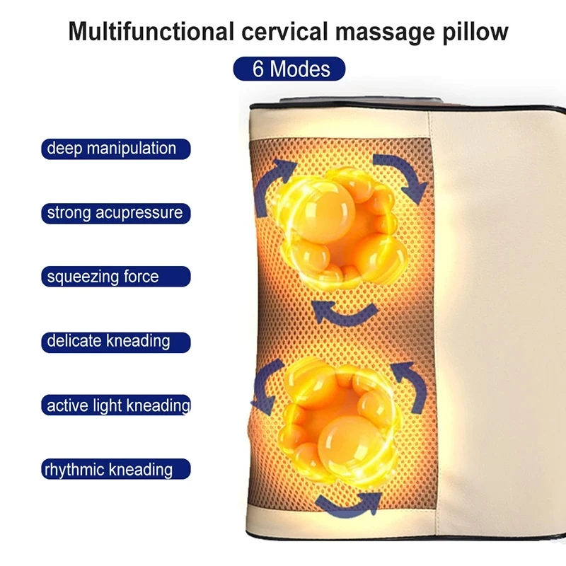 Foot Bath Massager - เครื่องนวดหลังและคอ พร้อมระบบทำความร้อนอินฟราเรด หมอนนวดไฟฟ้าสำหรับไหล่และเท้า นวดเนื้อเยื่อลึก สำหรับเอว ขา