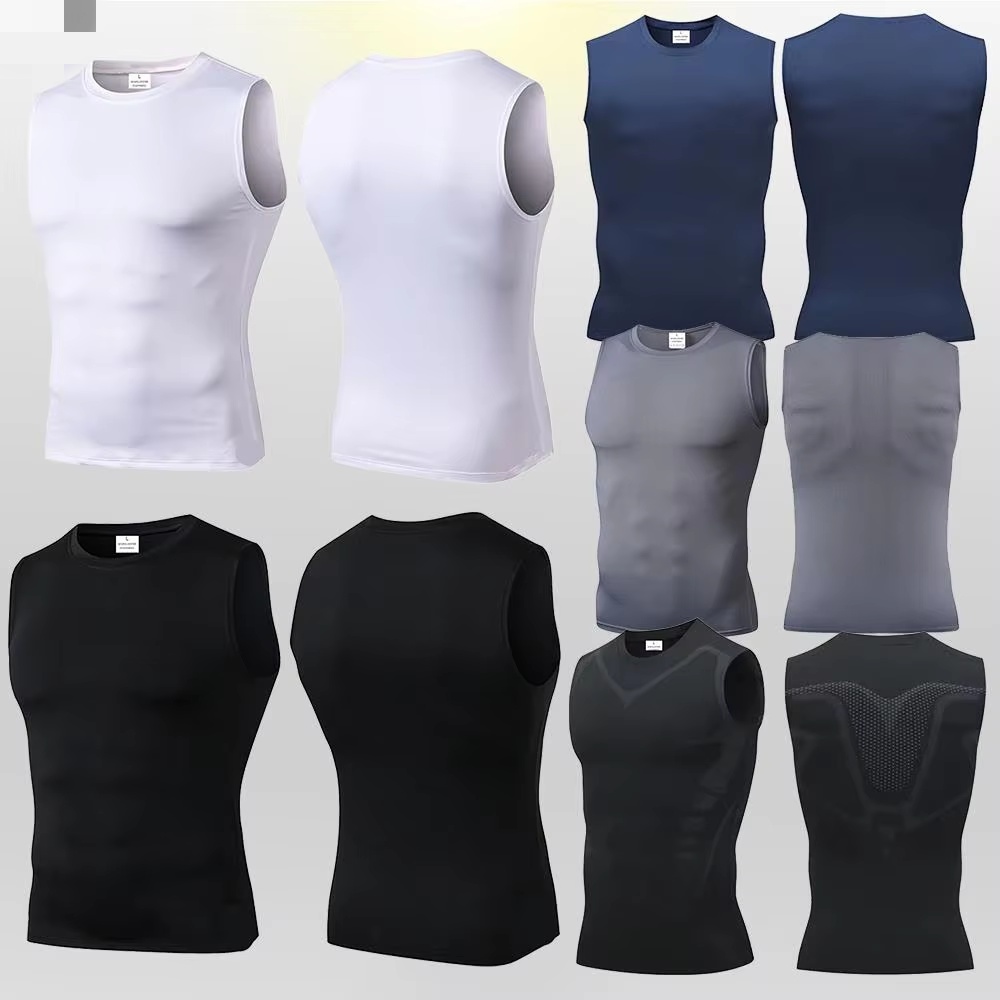 Health Wellness And Fitness - เสื้อกล้ามออกกำลังกายผู้ชาย แห้งเร็ว พิมพ์ลาย สำหรับฟิตเนส เพาะกาย เวทเทรนนิ่ง