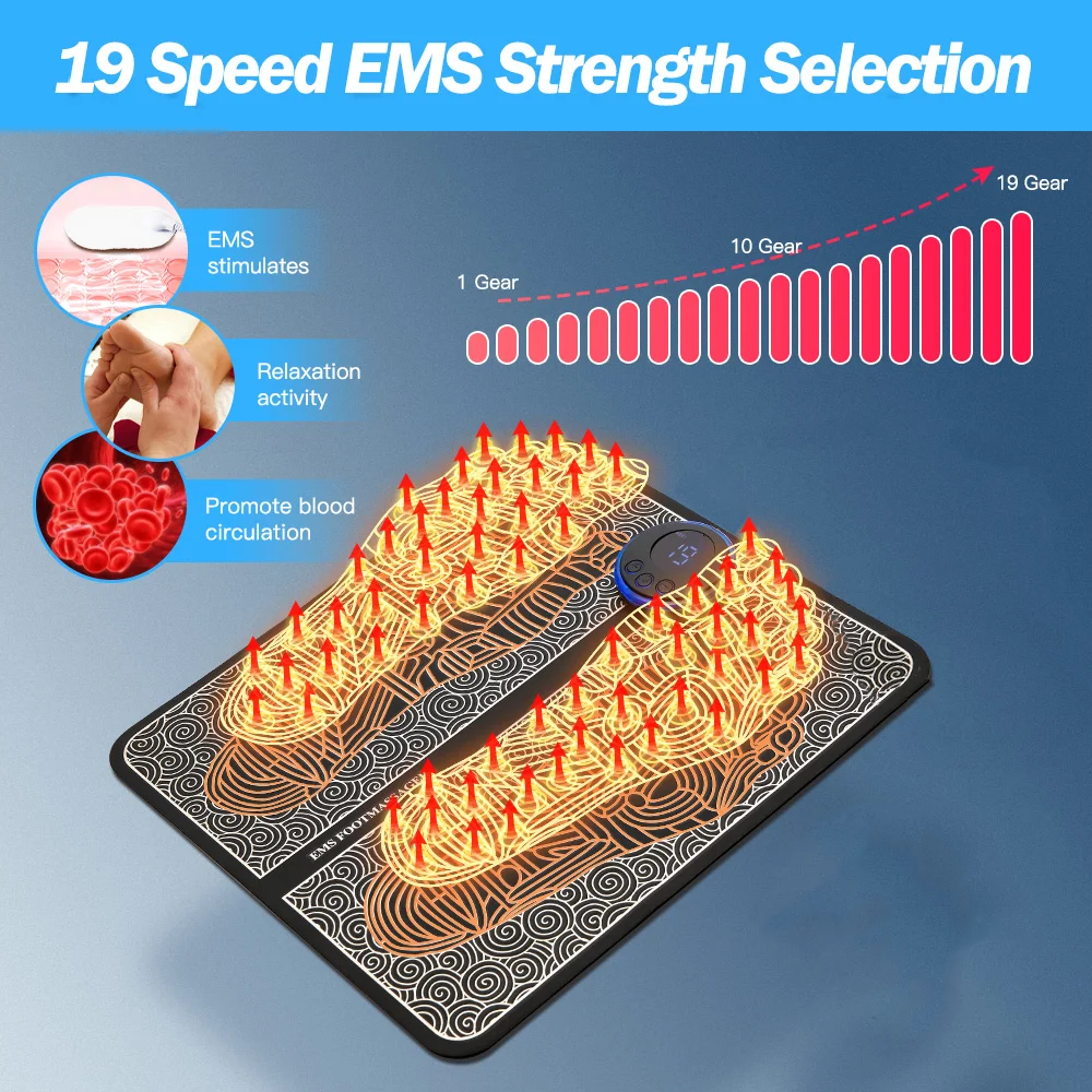 เครื่องนวดด้วยไฟฟ้า EMS แบบใช้ - Ems Foot Massager บทวิจารณ์และราคา