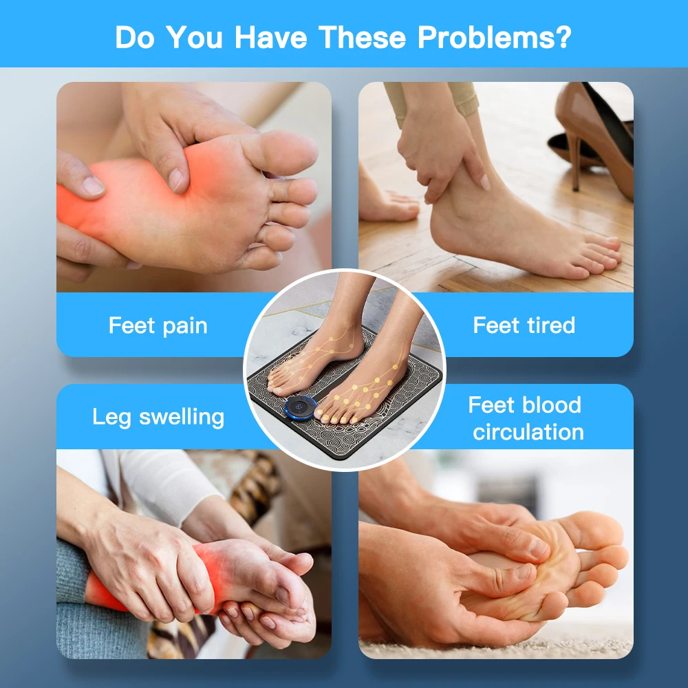 เครื่องนวดด้วยไฟฟ้า EMS แบบใช้ - Ems Foot Massager บทวิจารณ์และราคา