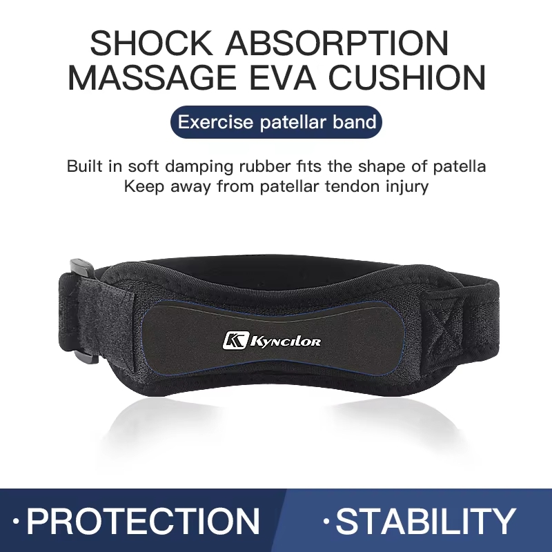 สายรัดพยุงเข่าแบบปรับได้ 1 ชิ้ - Compression Knee Sleeve บทวิจารณ์และราคา