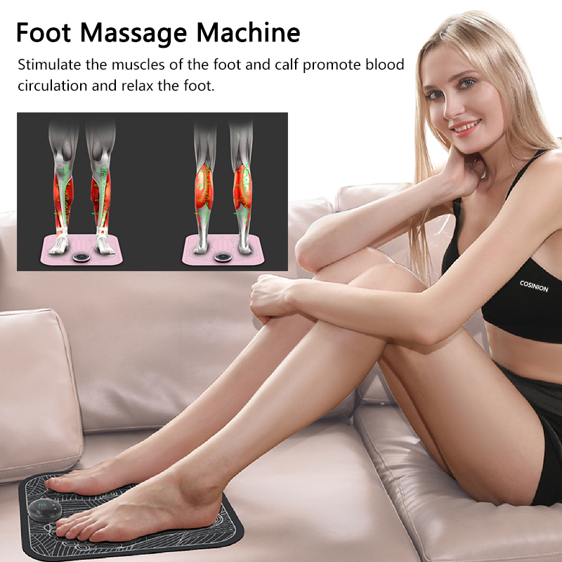 EMS แผ่นนวดฝ่าเท้าไฟฟ้าสำหรับก - Ems Foot Massager บทวิจารณ์และราคา