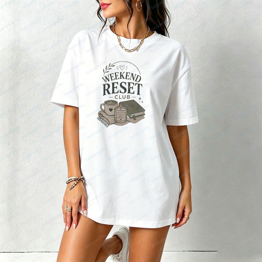 เสื้อยืด Weekend Reset Club เส - Health Wellness Club บทวิจารณ์และราคา