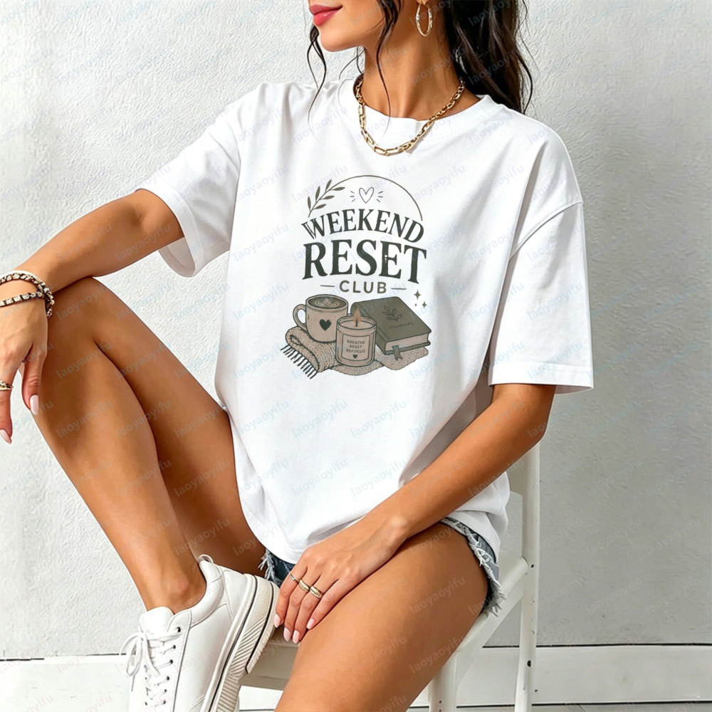 เสื้อยืด Weekend Reset Club เส - Health Wellness Club บทวิจารณ์และราคา
