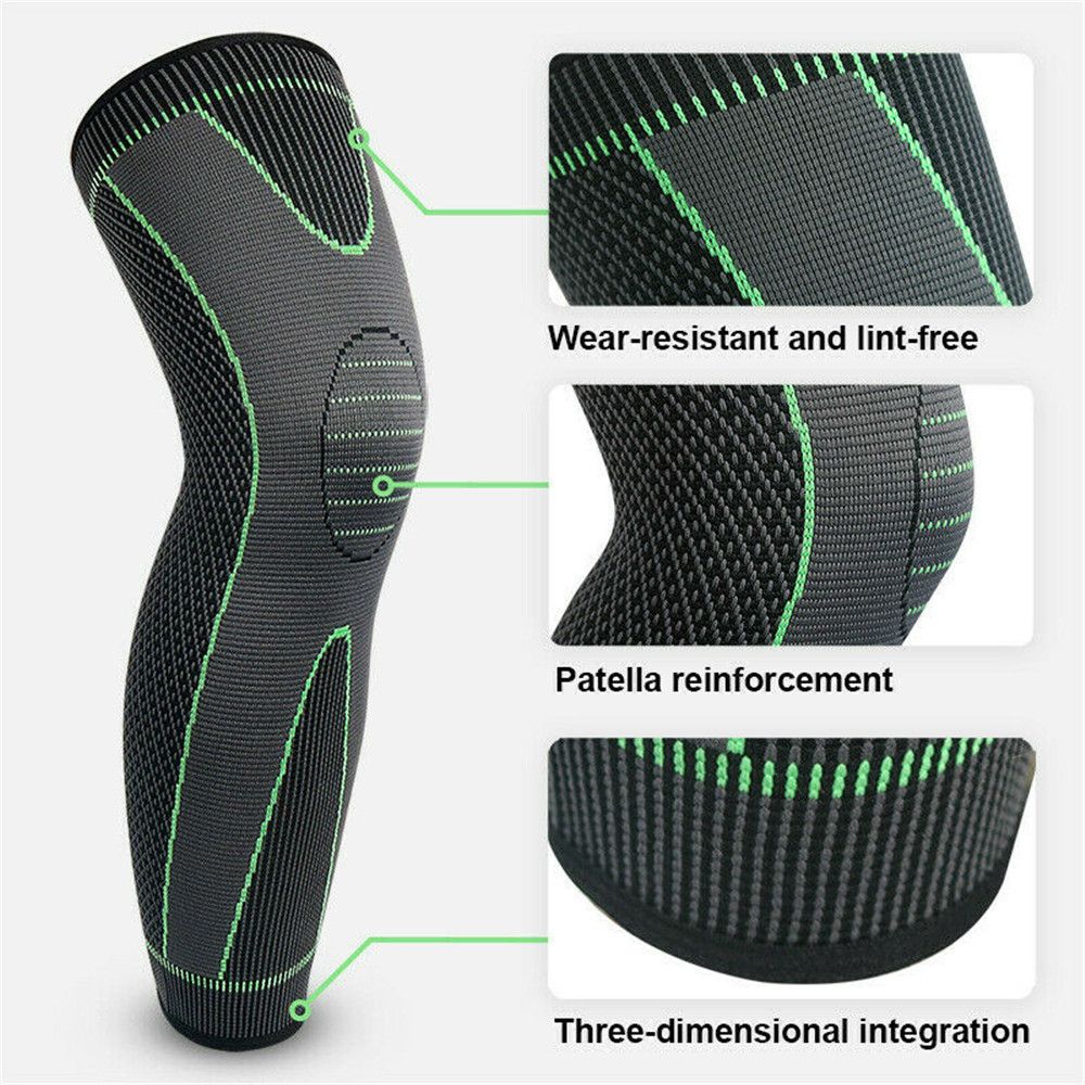 สนับเข่าสนับเข่าแผ่นรัดเข่าแบบ - Compression Knee Sleeve บทวิจารณ์และราคา
