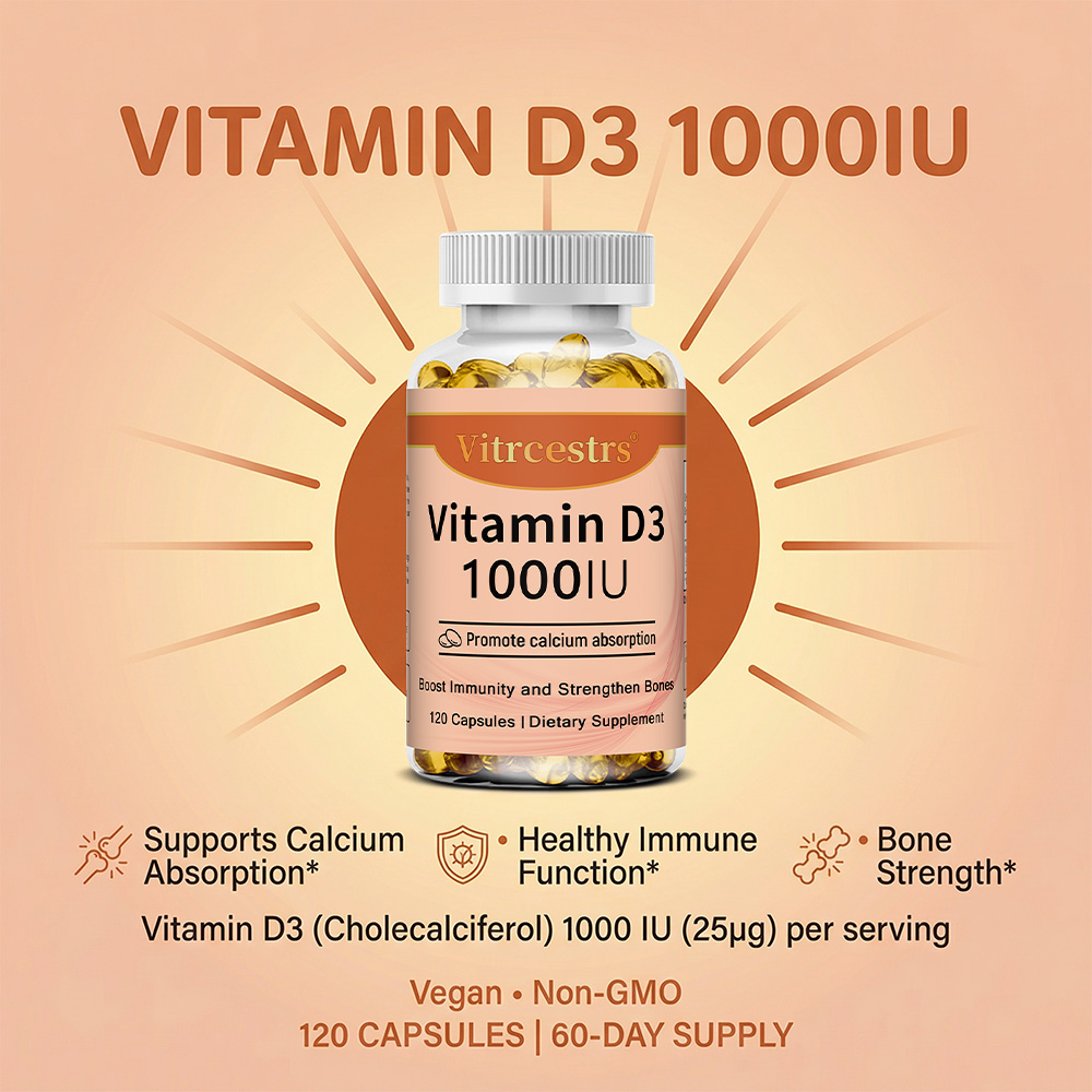 วิตามินดี 3 1000 IU ชนิดแคปซูล - Health With Wellness บทวิจารณ์และราคา