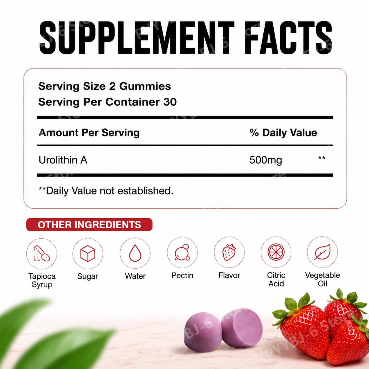 ด็อกทีท ยูโรลิธิน เอ กัมมี่ส์  - Health Wellness Gummies บทวิจารณ์และราคา