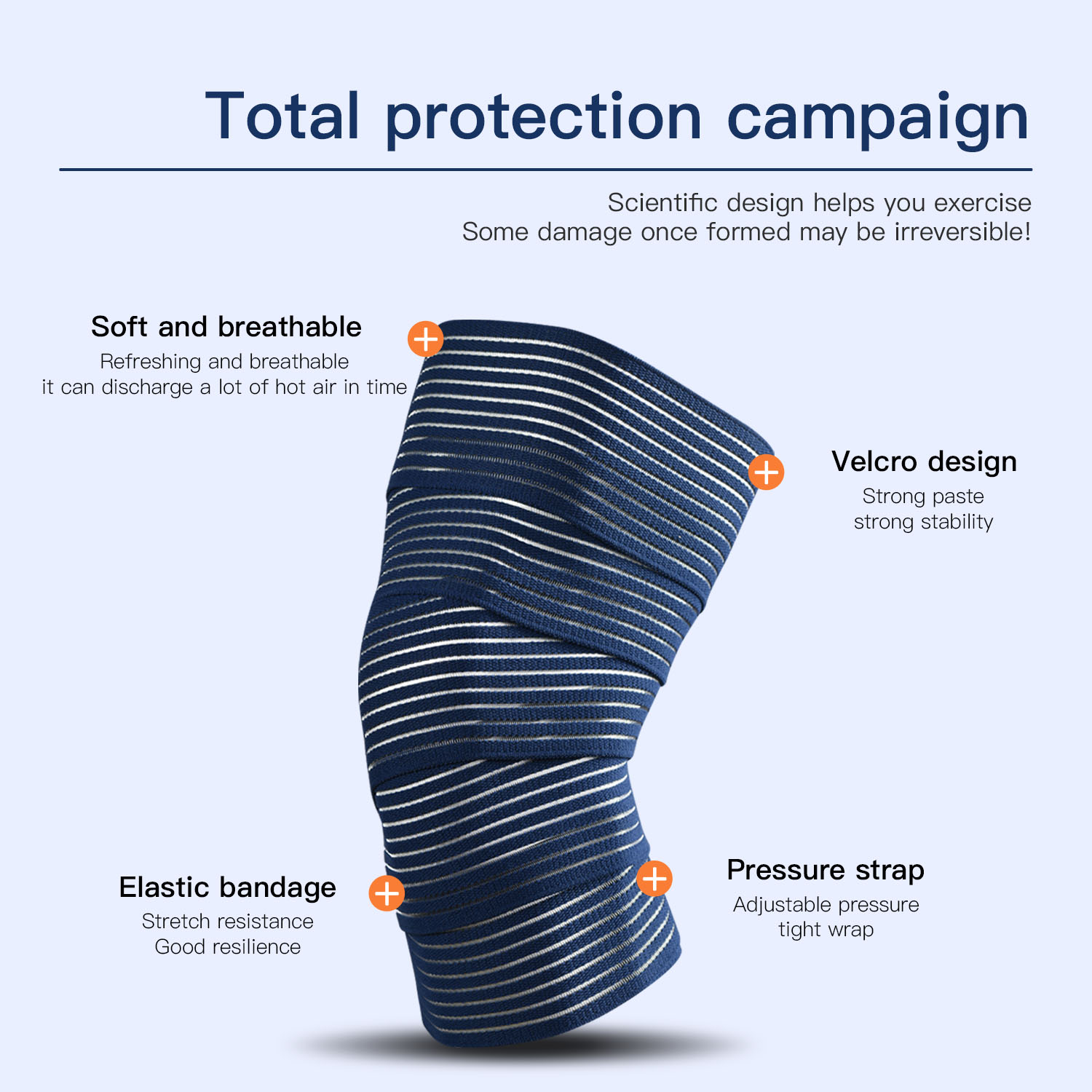 1 PC เทปผ้าพันแผลการบีบอัดข้อเ - Compression Knee Sleeve บทวิจารณ์และราคา