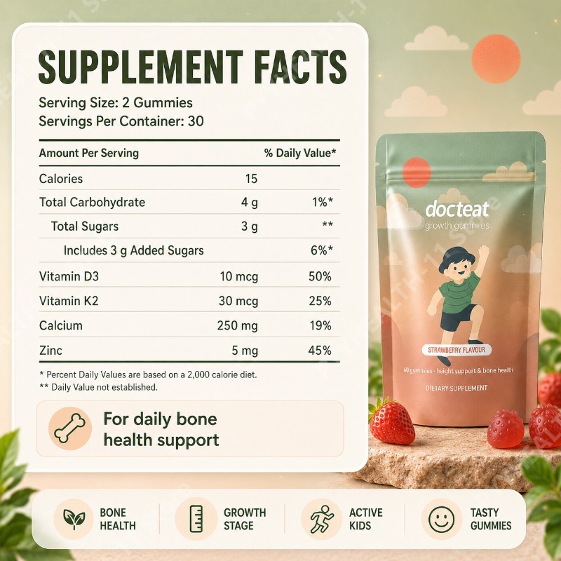 วิตามินแคลเซียมสำหรับเด็ก รสสต - Health Wellness Gummies บทวิจารณ์และราคา