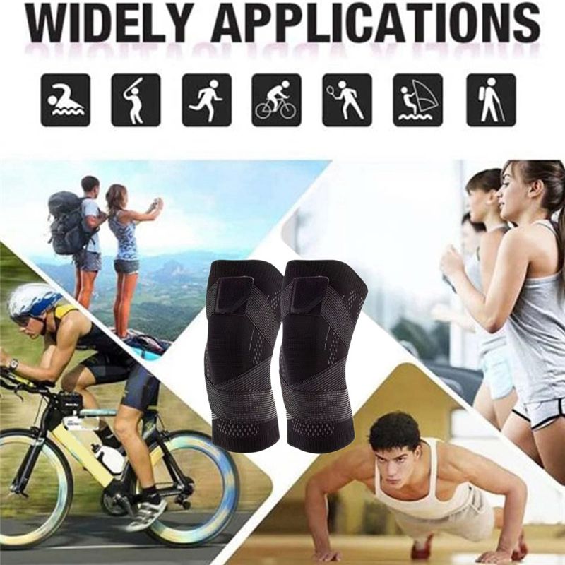 POPULAR-2 PCS แผ่นรองเข่าสำหรั - Compression Knee Sleeve บทวิจารณ์และราคา