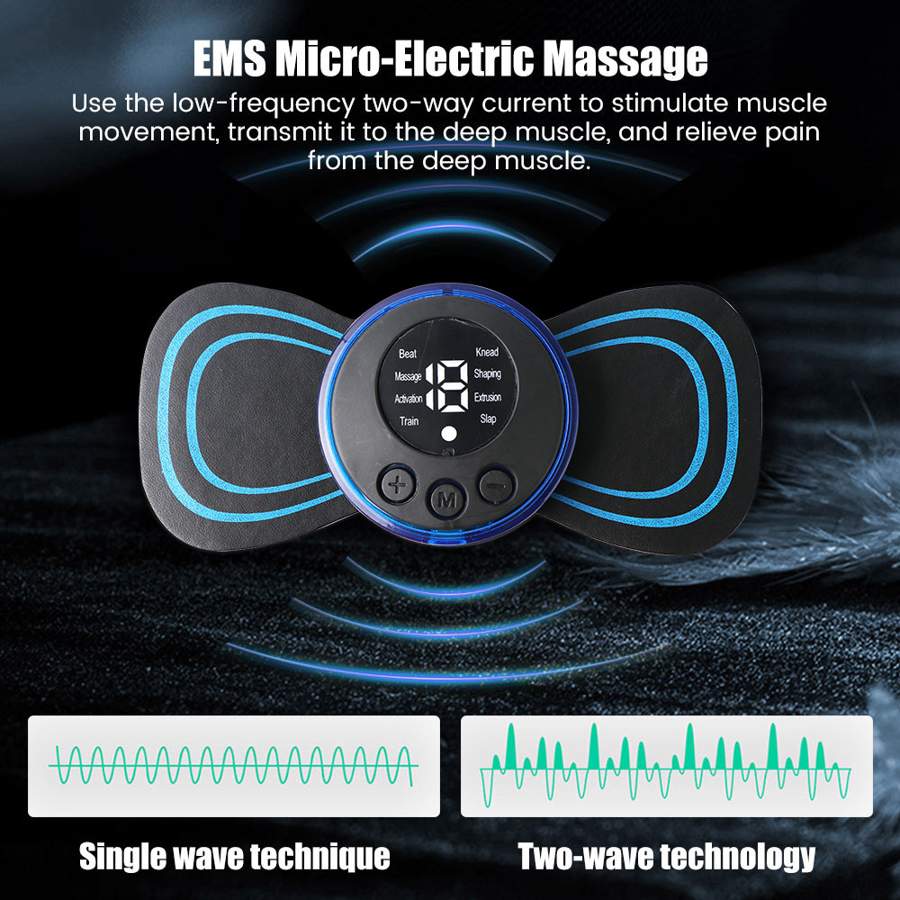 5 ชิ้นชุดคอกลับนวดสติกเกอร์ EM - Ems Foot Massager บทวิจารณ์และราคา