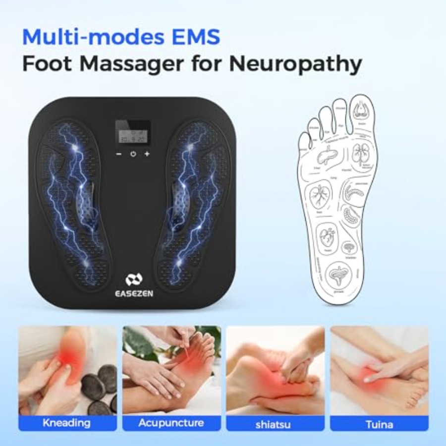 เครื่องนวดเท้าสำหรับโรคระบบประ - Ems Foot Massager บทวิจารณ์และราคา