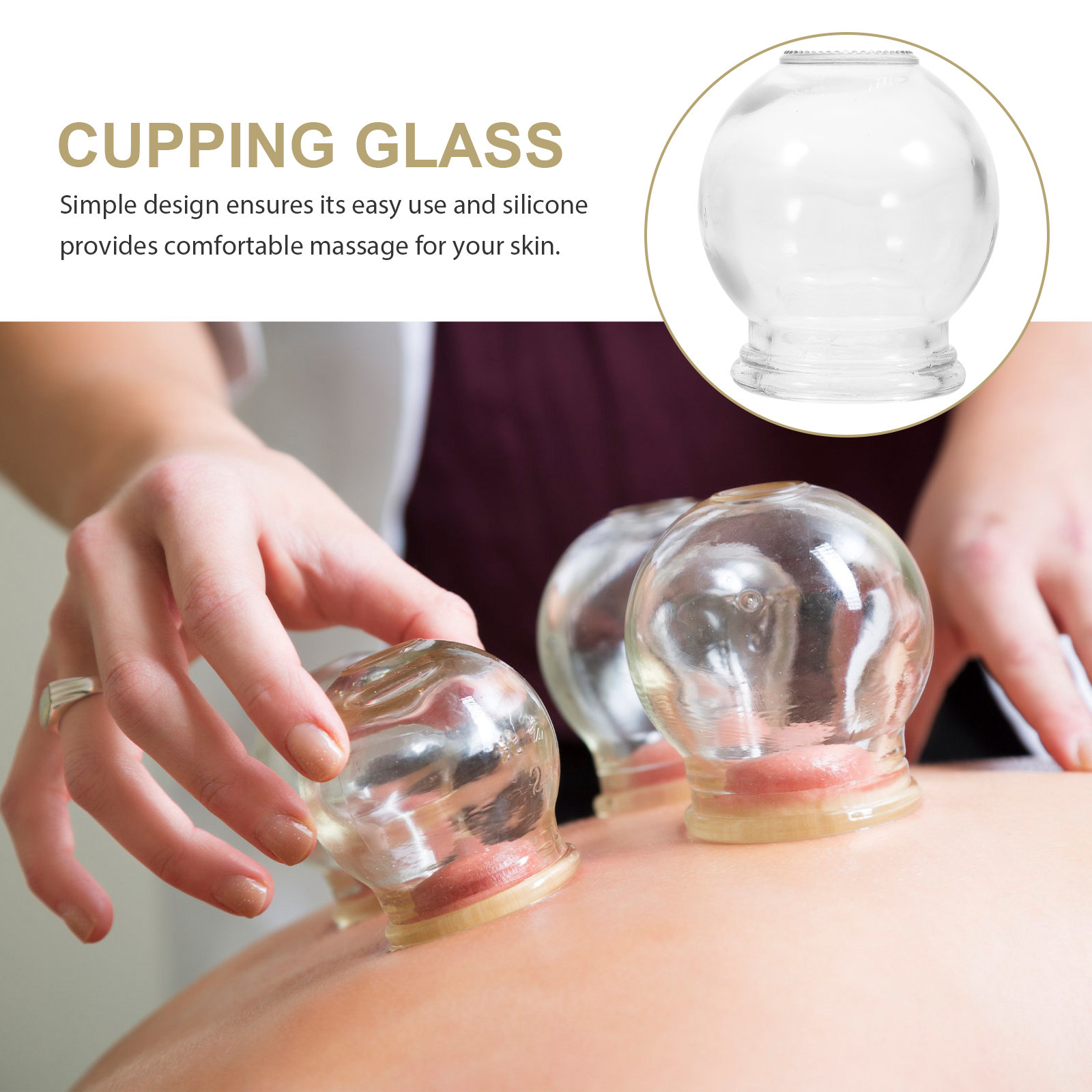 ชุดถ้วยนวดแก้ว 6 ชิ้น สำหรับบร - Cupping Therapy Set บทวิจารณ์และราคา
