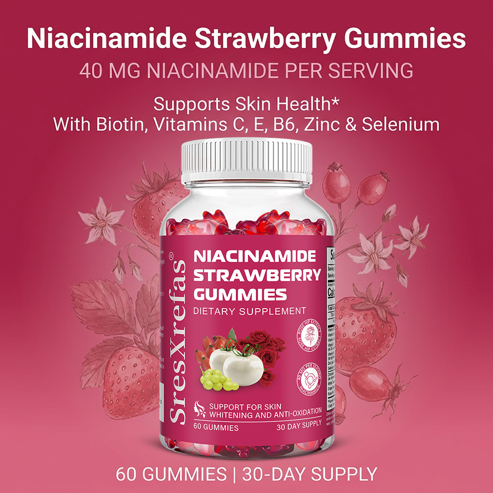ไนอาซินาไมด์ (วิตามินบี 3) แบบ - Health Wellness Gummies บทวิจารณ์และราคา