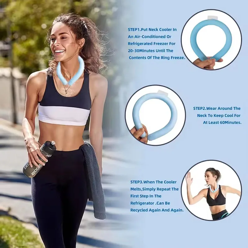 แหวนคลายร้อนบริเวณคอแบบพกพา ใช - Health Wellness And Fitness บทวิจารณ์และราคา