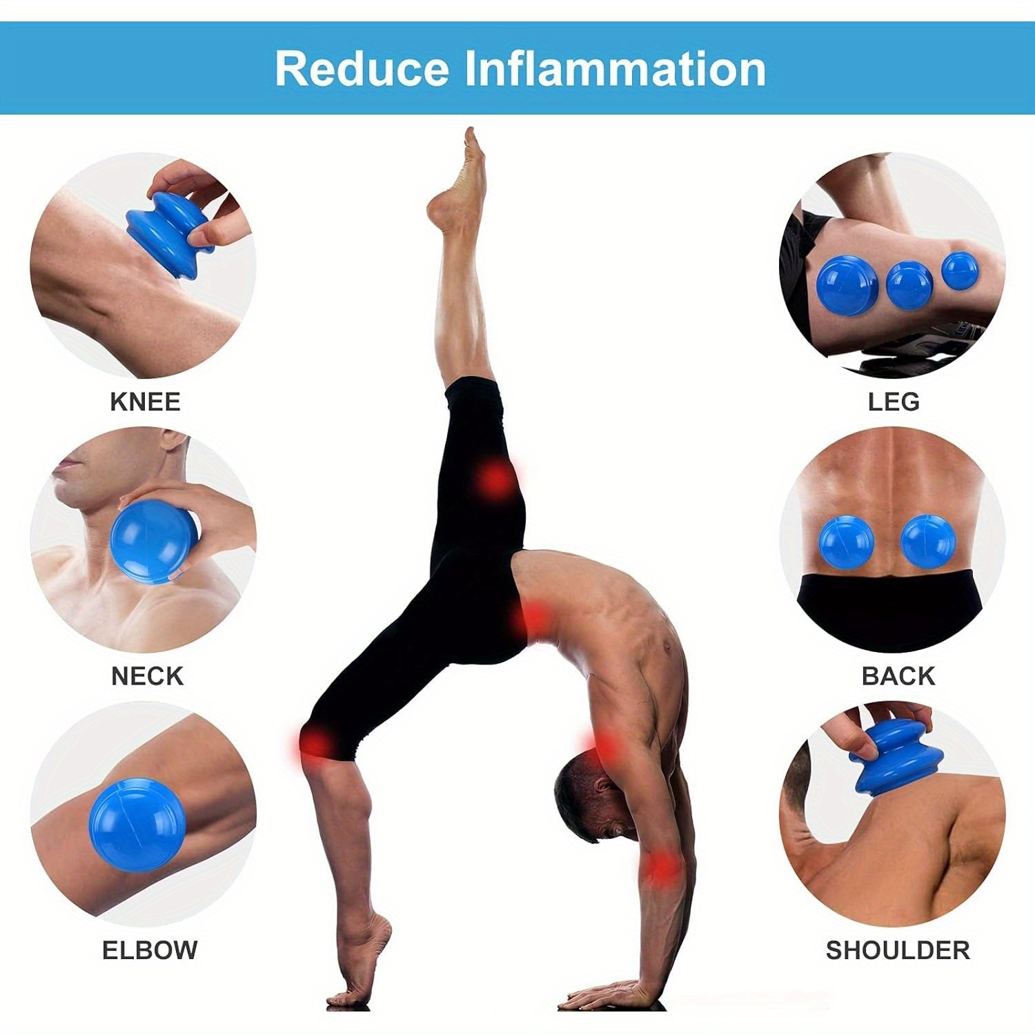 1pcs ซิลิโคน Cupping Therapy ช - Cupping Therapy Set บทวิจารณ์และราคา