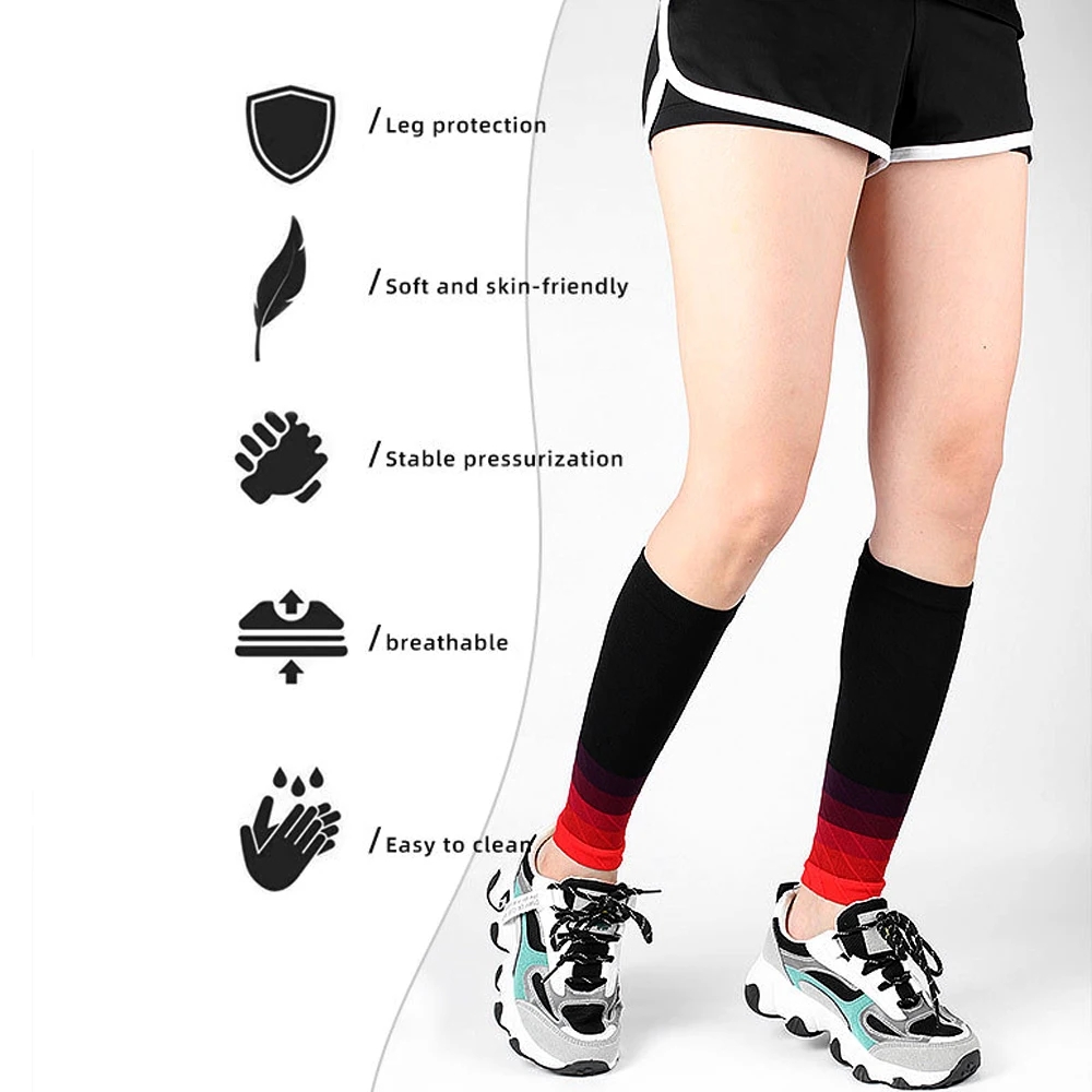ปลอกรัดน่อง 1 คู่ แรงกด 20-30  - Compression Knee Sleeve บทวิจารณ์และราคา