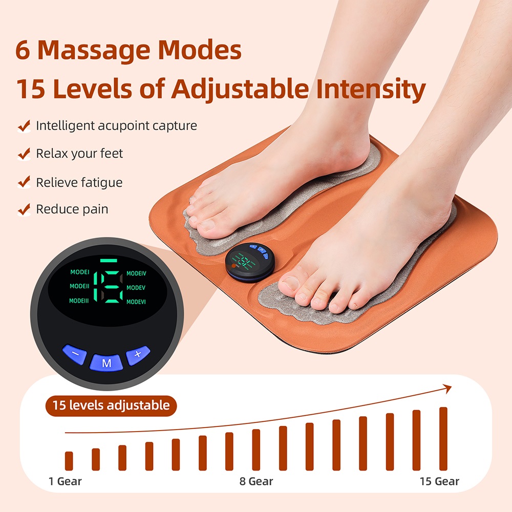 แผ่นนวดเท้า EMS เครื่องนวดเท้า - Ems Foot Massager บทวิจารณ์และราคา