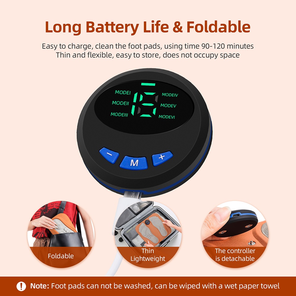 แผ่นนวดเท้า EMS เครื่องนวดเท้า - Ems Foot Massager บทวิจารณ์และราคา