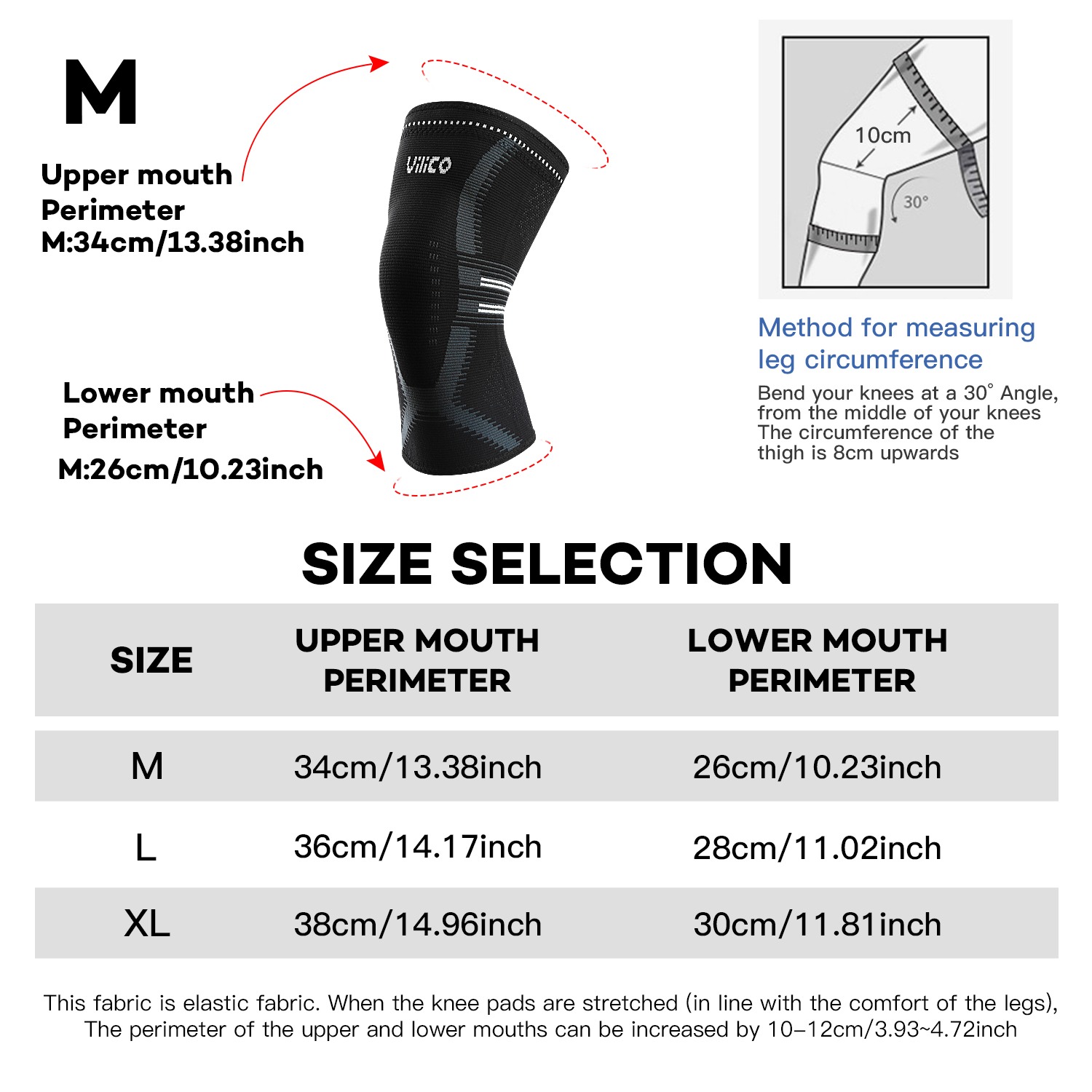 อุปกรณ์พยุงเข่า 1 ชิ้น สำหรับผ - Compression Knee Sleeve บทวิจารณ์และราคา