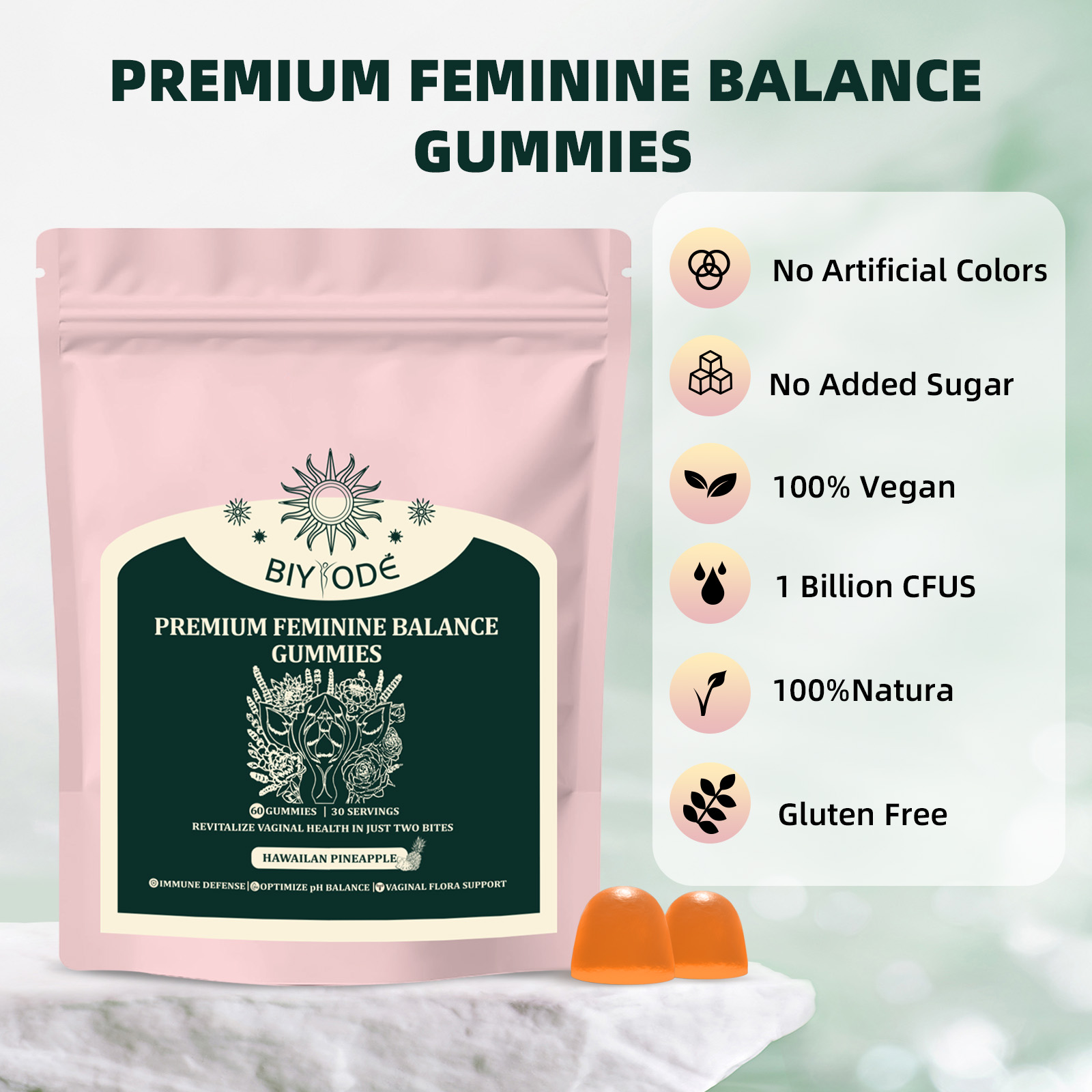 Gummies สมดุลผู้หญิงระดับพรีเม - Health Wellness Gummies บทวิจารณ์และราคา